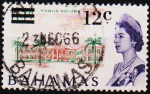 Bahamas. 1966 12c on 10d S.G.281 Fine Used