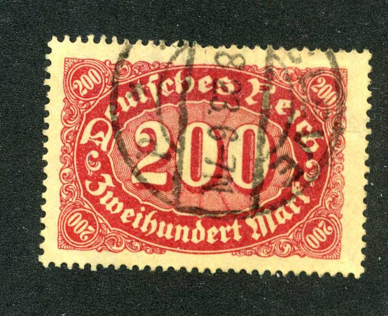 Germany 157 200 mk. - Used - CV $1.40