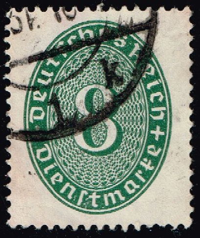 Germany #O67 Official - Numeral; Used (2Stars)