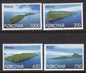 Faroe Islands 383-386 MNH VF