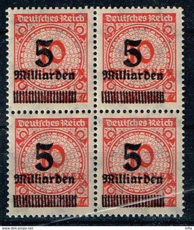 Germany 1923 Sc.#313 MNH, print error on 