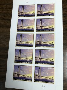 US 4872 Priority Mail Verrazano-Narrows Bridge $5.60 sheet (10 stamps) MNH 2014