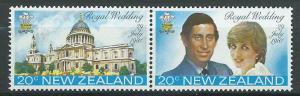 New Zealand SG 1247 1248 se-tenant pair  FU Horizontal