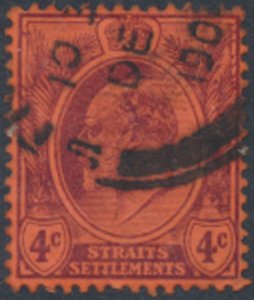 Straits Settlements    SC# 107 Used  see details & scans