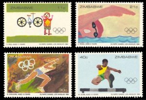 Zimbabwe 1984 Scott #473-476 Mint Never Hinged