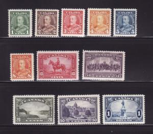 Canada 217-227 Set MH Various (B)