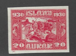 Iceland SC#157 Imperf w/ no Gum VF.....Tough to find!