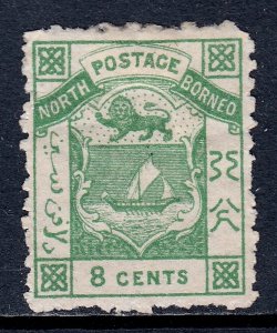 North Borneo - Scott #3 - MH - See description - SCV $90