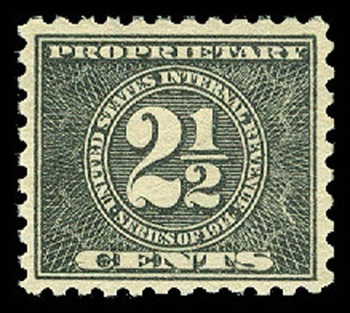 U.S. REV. PROPRIETARY RB54  Mint (ID # 62101)