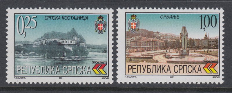 Bosnia and Herzegovina Serb Admin 142-143 MNH VF