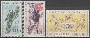 Czechoslovakia  #747-9 MNH CV $6.85   (A5057)