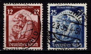 Germany 1935 Saar Restoration, Part Set [Used]