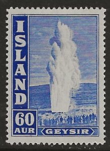 Iceland 208A 1940  60 aur  vf mint hinged