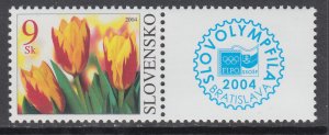 Slovakia 450 Flowers MNH VF