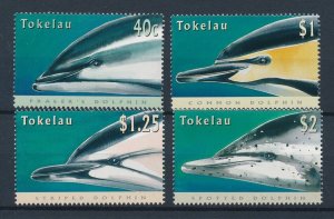 [112095] Tokelau 1996 Marine life fish dolphins  MNH