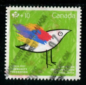 B24 Canada P+10 Stylized Bird SA, used