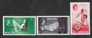 SD)1958 MALTA  BRITISH COLONY TECHNICAL EDUCATION, DESIGN, PAOLA TECHNICA