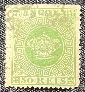 Angola, 1870, SC 8a, Used, Average stamp.