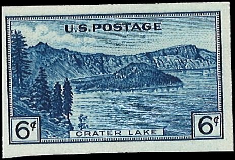 756-765 Types of National Parks Issue Imperf mint-nh f-vf