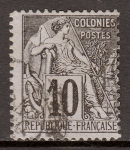 French Colonies - Scott #50 - Used - SCV $4.75