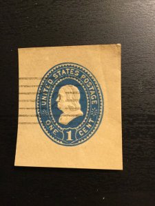 US SC# U302 Franklin Cut Square Used