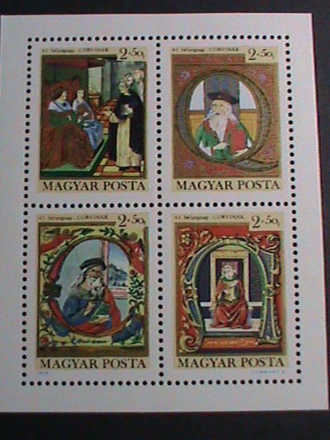 ​HUNGARY-1970 SC#B275 42ND STAMP DAY-FOLK ART  MNH S/S VERY FINE