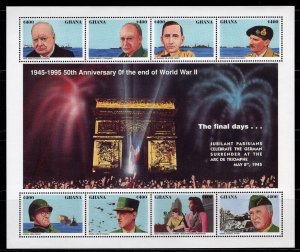 GHANA - 1995 The 50th Anniversary of End of Second World War in Europe  - M722