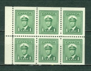 CANADA 1942 GEO VI  #249b PANE BKLT  MNH...$10.00