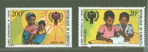 Djibouti #489-490  Single (Complete Set)