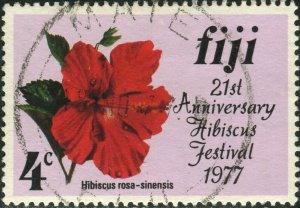 Fiji 1977 SG541 4c Hibiscus FU