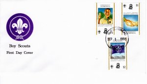 Dominica 1998 Sc 2108-10 FDC