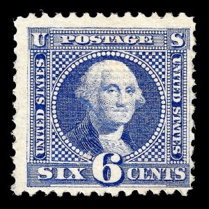 WCstamps: U.S. Scott #115 / 6c Pictorial, Fine, Unused / CV $1,050