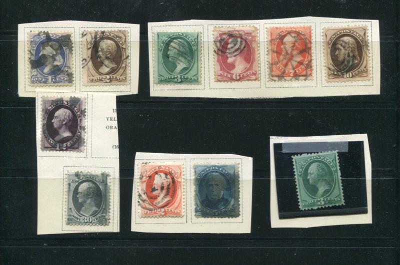 USA Used Lot 1873/75  Banknotes  F-VF  -  LSP