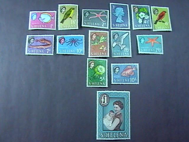 ST.HELENA # 159-172 -MINT/NEVER HINGED & MINT/HINGED-COMPLETE SET-------1961