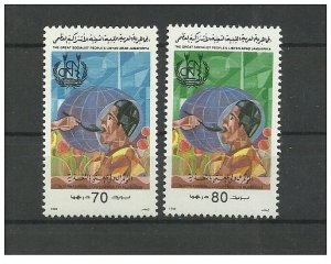 1993-Libya- World Food Conference, Rome-Itay- Italia- 2 Stamps complete set MNH*