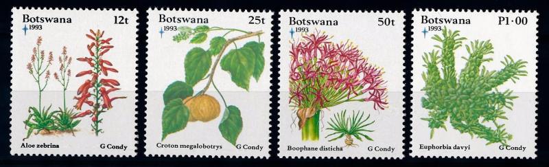 [66251] Botswana 1993 Flora Medicinal Plants Christmas  MNH