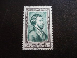 Stamps - France - Scott# B258 - Used Part Set of 1 Stamp