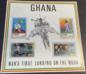 GHANA # 3899-MINT NEVER/HINGED**SLIGHT GUM TONING**--SOUVENIR SHEET---1970