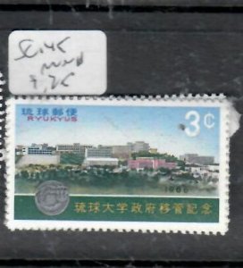 RYUKYU ISLANDS    3C          SC 145     MNH    PP1025H