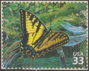 3378h, Single. Western Tiger Swallowtail MNH, .33 cent