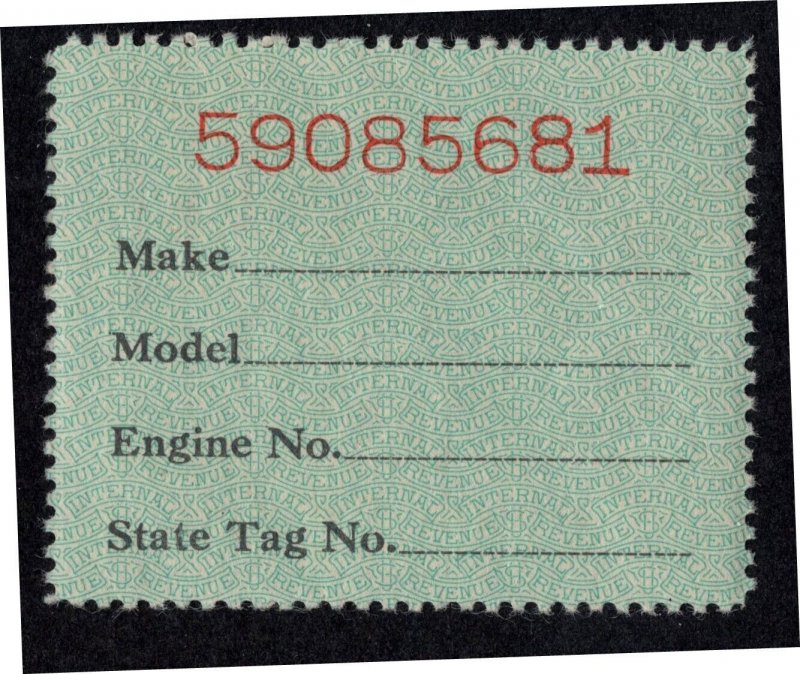 U.S. - RV52 - EXTRA FINE - Never Hinged