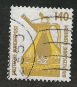 Germany Scott 1529 Used 1987-1996 Historic object stamp