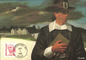 #2190 John Harvard Maxi FDC