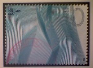 United States, Scott #4720, used(o), 2012, Waves, $10, light and dark blue