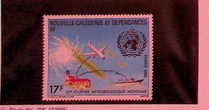NEW CALEDONIA Sc 523 NH ISSUE OF 1985 - METEOROLOGICAL DAY