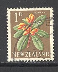New Zealand 334 used SCV $ 0.25