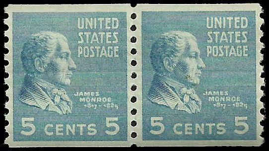 # 845 MNH - Pair - SCV-10.50 - JAMES MONROE 