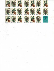 Merian Botanical Prints 32c US Postage Booklet #3126-27a VF MNH