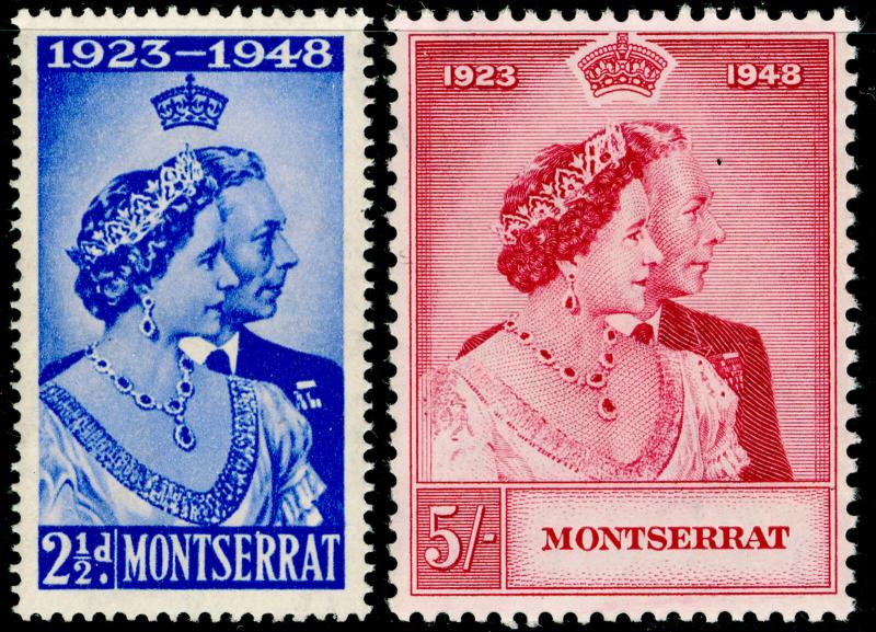 MONTSERRAT SG115-116, COMPLETE SET, NH MINT. RSW.