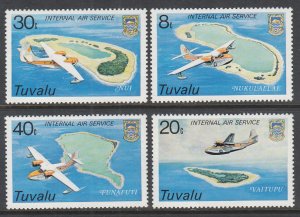 Tuvalu 118-121 MNH VF